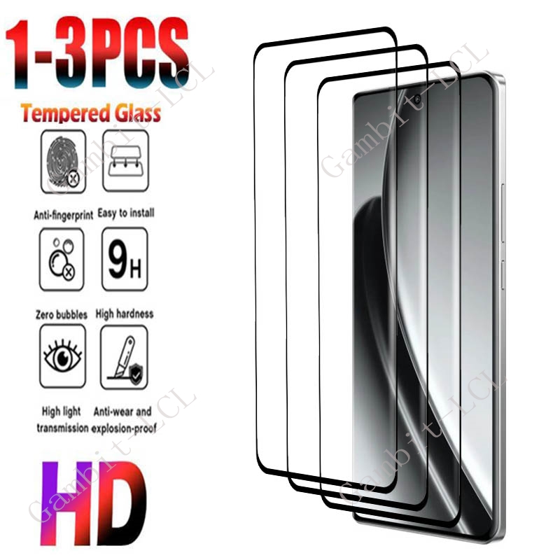 Realme Gt 6 - 1-3 قطعة ثلاثية الأبعاد منحني كامل