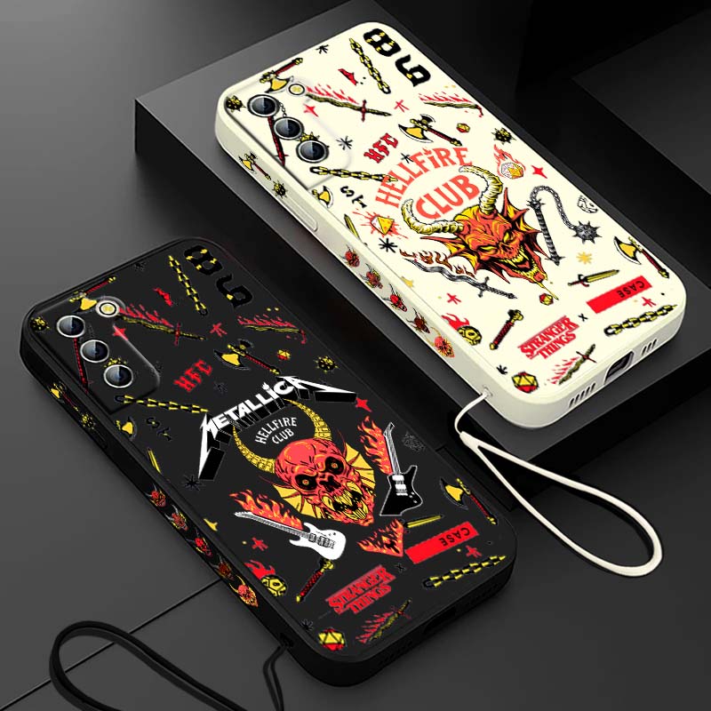 Samsung Galaxy S25 - غطاء هاتف سائل بتصميم شيطان الجحيم