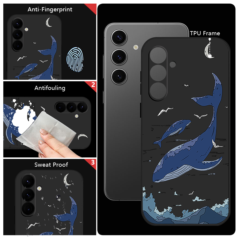 جراب هاتف حيتان لهواتف سامسونج - مراجعة Samsung Galaxy A55 وسعره