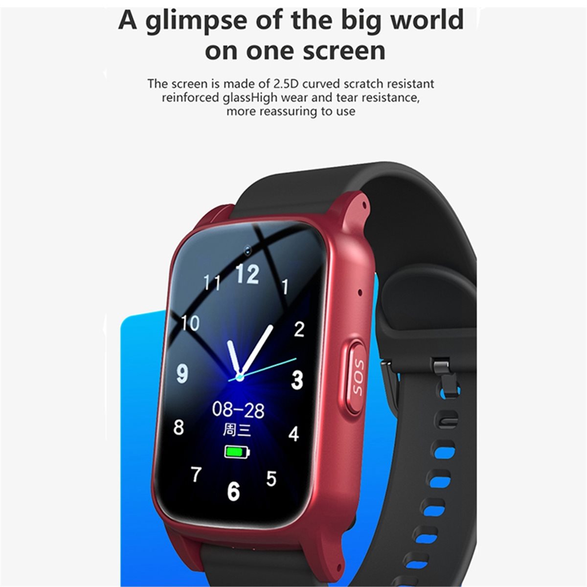 ساعة ذكية للمسنين 4G مع نظام ت - مراجعة Fall Detection Watch وسعره